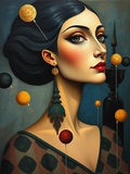 Vintage Woman Art