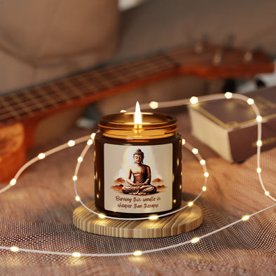 Scented Soy Candle (Multi-Size, Amber Jar)