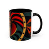 Accent Coffee Mug (11, AFRICAN MASK COLORFULL Coffee Mug