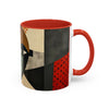 Mug - Colorful African Mask Art Coffee Mug (11, 15oz)