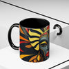 Coffee Mug (11OZ   AFRICAN MASK COLORFULL Coffee Mug