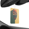 Car Air Freshener     AFRICAN MASK COLORFULL