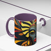 Coffee Mug (11OZ   AFRICAN MASK COLORFULL Coffee Mug