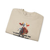 Unisex Heavy Blend™ Crewneck Sweatshirt    A cow playing the accordion Sure, because that’s what was missing from my life.