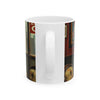 Ceramic Mug, (11oz Behind every successful person is a substantial amount of coffee.