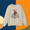 Unisex Heavy Blend™ Crewneck Sweatshirt    A cow playing the accordion Sure, because that’s what was missing from my life.