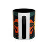 Accent Coffee Mug (11, AFRICAN MASK COLORFULL Coffee Mug