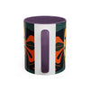 Accent Coffee Mug (11, AFRICAN MASK COLORFULL Coffee Mug