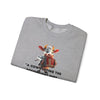 Unisex Heavy Blend™ Crewneck Sweatshirt    A cow playing the accordion Sure, because that’s what was missing from my life.