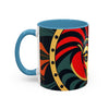 Accent Coffee Mug (11, AFRICAN MASK COLORFULL Coffee Mug