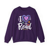 Unisex Heavy Blend™ Crewneck Sweatshirt  I LOVE TO READ DESIGN.