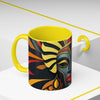 Coffee Mug (11OZ   AFRICAN MASK COLORFULL Coffee Mug