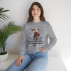 Unisex Heavy Blend™ Crewneck Sweatshirt    A cow playing the accordion Sure, because that’s what was missing from my life.