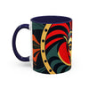 Accent Coffee Mug (11, AFRICAN MASK COLORFULL Coffee Mug
