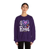 Unisex Heavy Blend™ Crewneck Sweatshirt  I LOVE TO READ DESIGN.