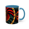 Accent Coffee Mug (11, AFRICAN MASK COLORFULL Coffee Mug