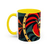 Accent Coffee Mug (11, AFRICAN MASK COLORFULL Coffee Mug