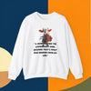 Unisex Heavy Blend™ Crewneck Sweatshirt    A cow playing the accordion Sure, because that’s what was missing from my life.