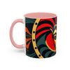 Accent Coffee Mug (11, AFRICAN MASK COLORFULL Coffee Mug