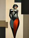 Exquisite woman art photo digital download