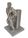 "Body Builder" Tooth Brush Holder and Cover