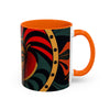 Accent Coffee Mug (11, AFRICAN MASK COLORFULL Coffee Mug