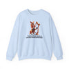 Unisex Heavy Blend™ Crewneck Sweatshirt   A horse on the harp Because the world wasn’t already beautiful enough.