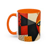 Mug - Colorful African Mask Art Coffee Mug (11, 15oz)