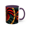Accent Coffee Mug (11, AFRICAN MASK COLORFULL Coffee Mug