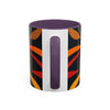 Coffee Mug (11OZ   AFRICAN MASK COLORFULL Coffee Mug