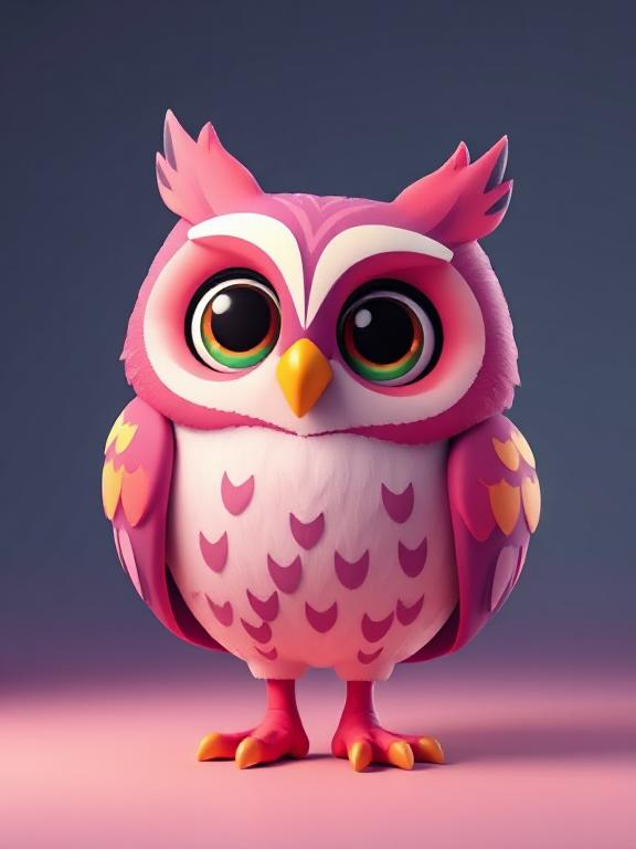 3d printed stl download file of a owl