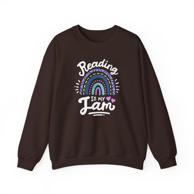 Unisex Heavy Blend™ Crewneck Sweatshirt READING IS MY JAM .