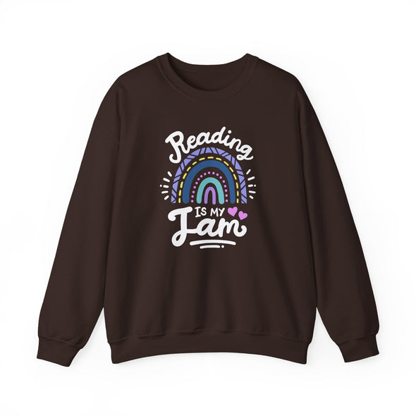 Unisex Heavy Blend™ Crewneck Sweatshirt READING IS MY JAM .