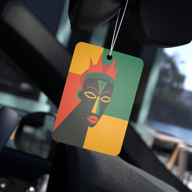 Car Air Freshener AFRICAN MASK COLORFULL