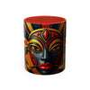 AFRICAN MASK COLORFULL Coffee Mug