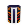 Coffee Mug (11OZ   AFRICAN MASK COLORFULL Coffee Mug