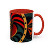 Accent Coffee Mug (11, AFRICAN MASK COLORFULL Coffee Mug