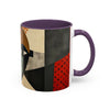 Mug - Colorful African Mask Art Coffee Mug (11, 15oz)