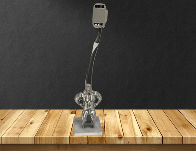 "Body Builder" Tooth Brush Holder and Cover