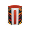 Coffee Mug (11OZ   AFRICAN MASK COLORFULL Coffee Mug