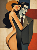 MAN AND WOMAN Sexy Playful Wall Art!