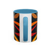Coffee Mug (11OZ   AFRICAN MASK COLORFULL Coffee Mug