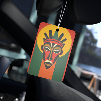 Car Air Freshener AFRICAN MASK COLORFULL