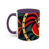 Accent Coffee Mug (11, AFRICAN MASK COLORFULL Coffee Mug