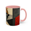Mug - Colorful African Mask Art Coffee Mug (11, 15oz)