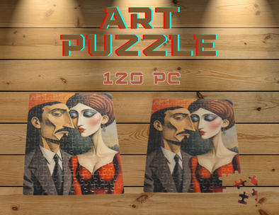 Classical art picture puzzle boasts 120 pieces