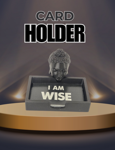 Buddha card holder