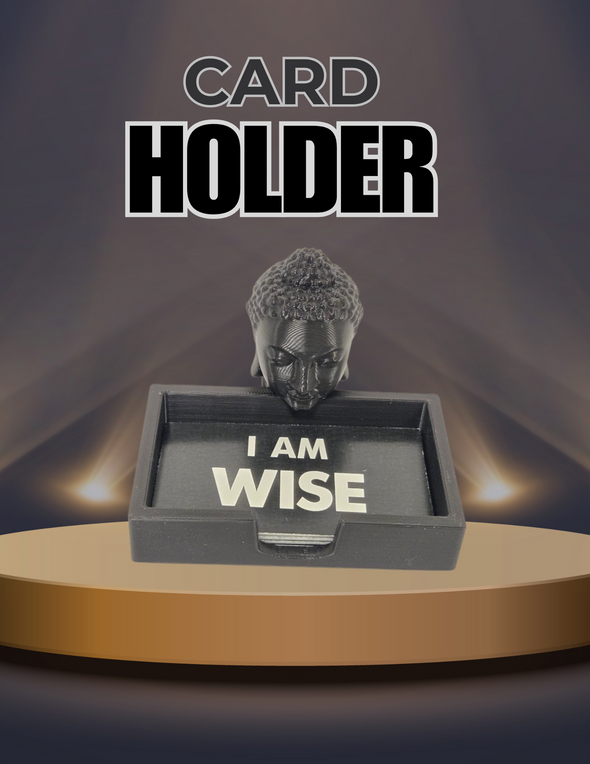 Buddha card holder