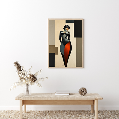Exquisite woman art photo digital download